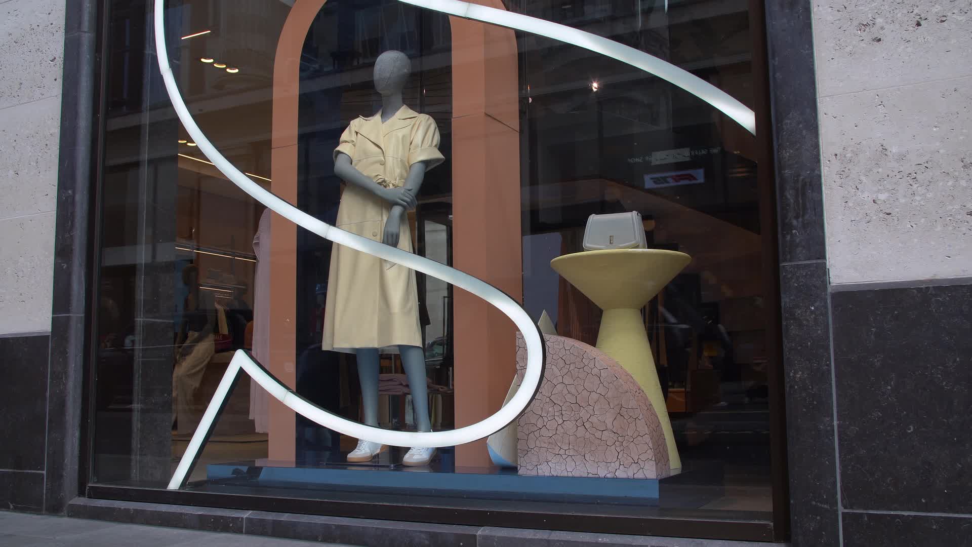 Hugo Boss Storefront Display