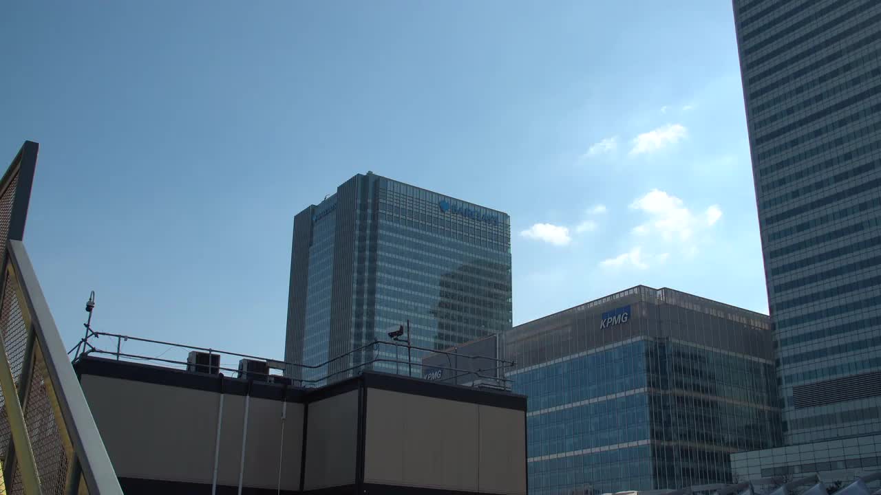 Barclays and KPMG Buildings at Canary Wharf