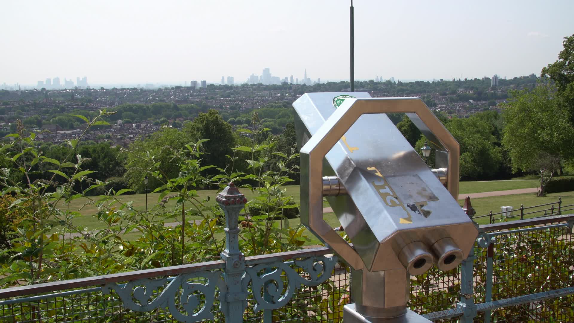 Sunny Views of London from Park Telescope