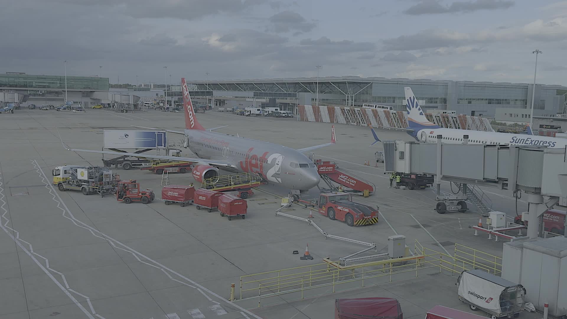 Jet2 Aircraft at Stansted Airport