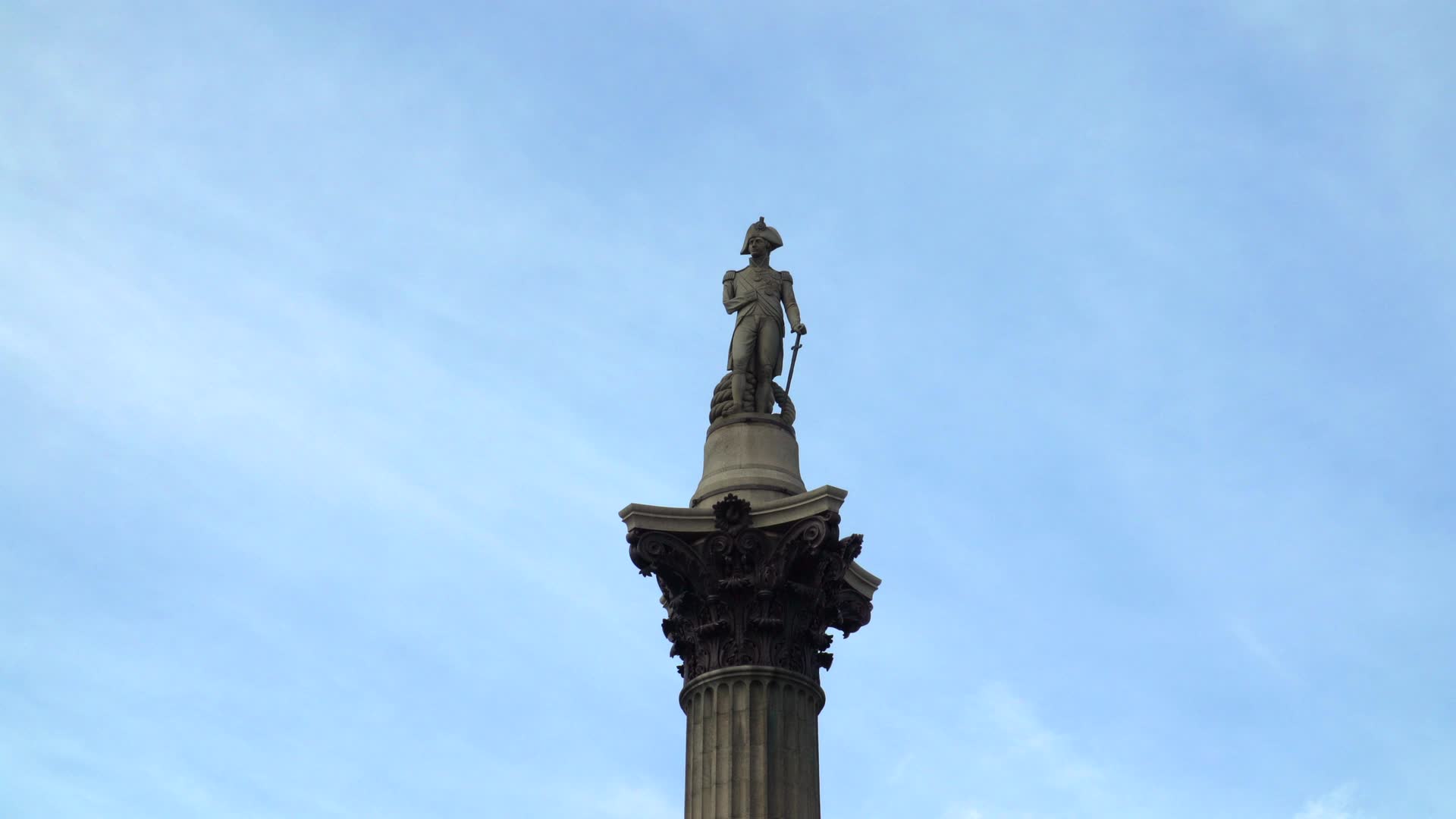 Nelson's Column in Trafalgar Square, London 