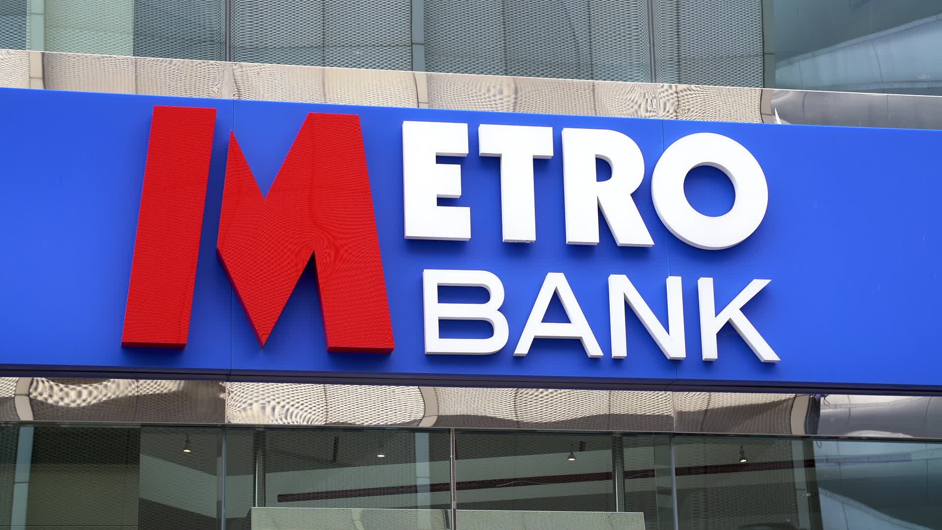 Metro Bank Signage Close-Up