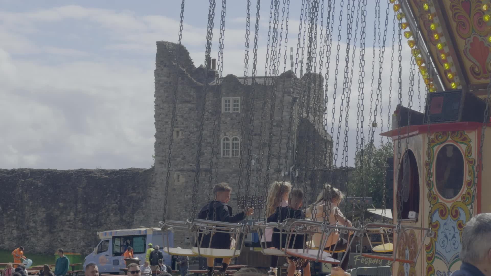 Rochester Castle Fairground Ride