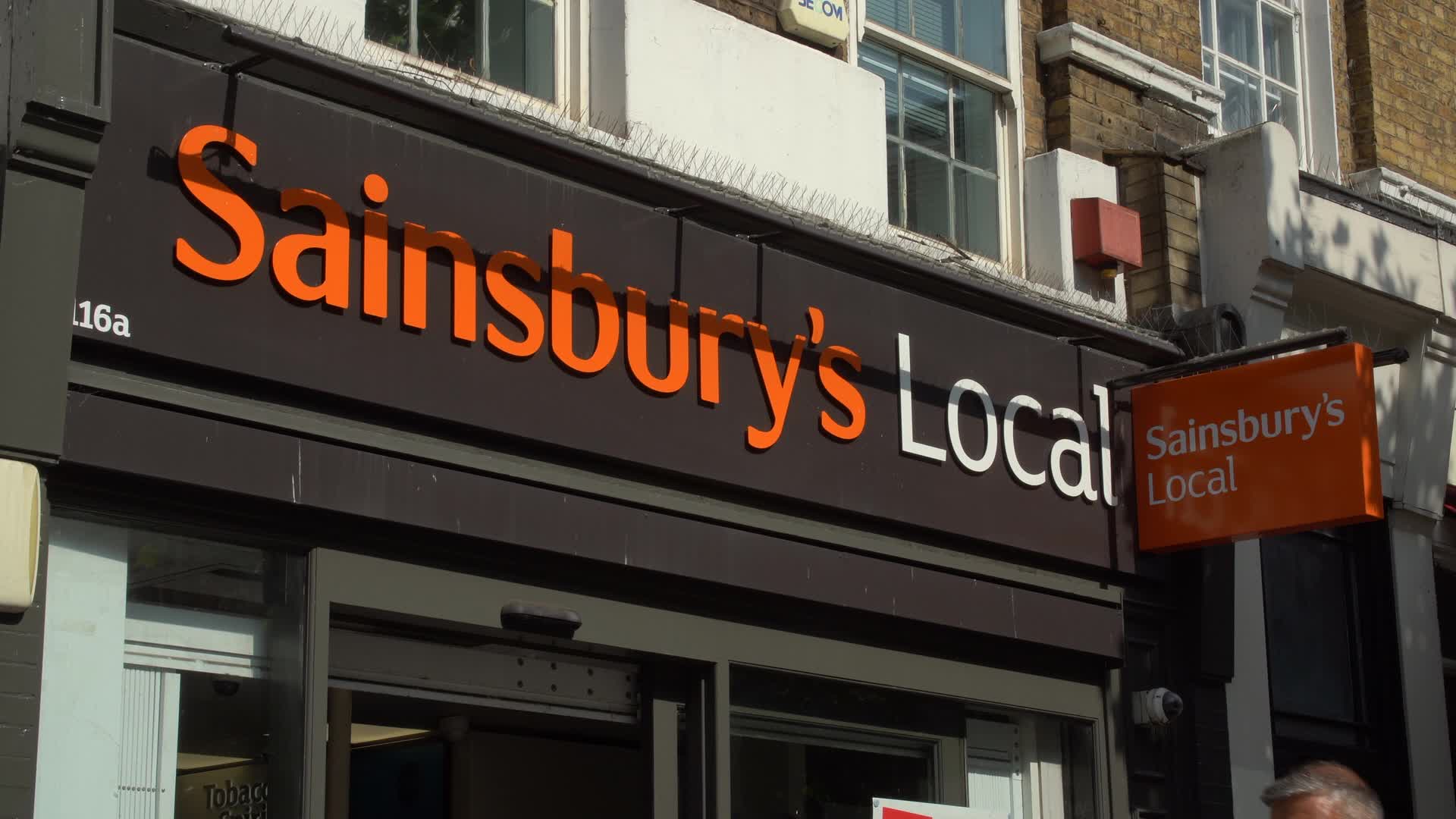 Sainsbury's Local Storefront on a Sunny Day