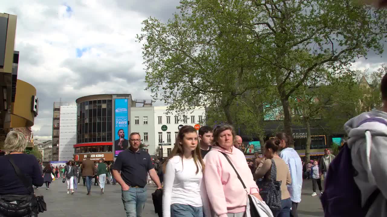 Urban Street Scene at Leicester Square
