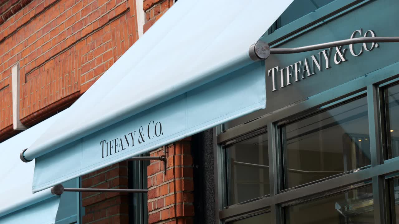 Tiffany & Co. Storefront on Urban Street in London