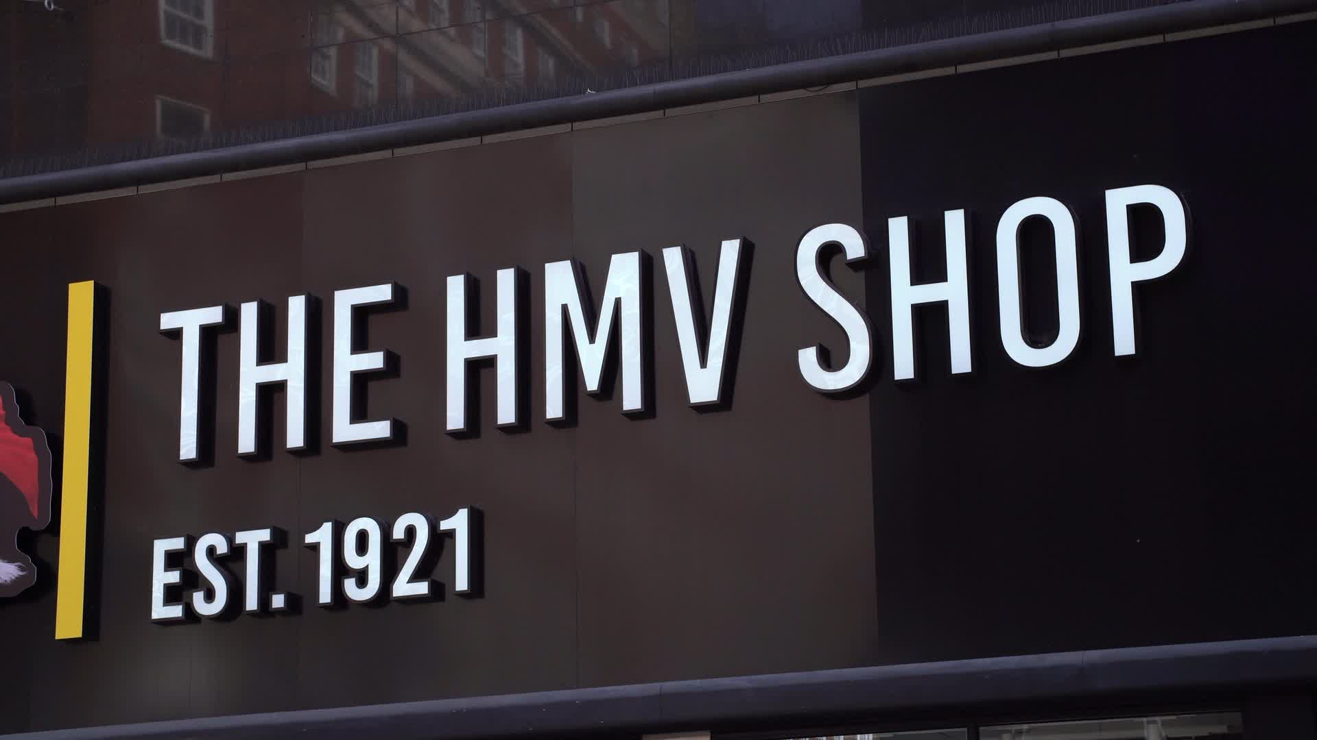 HMV Oxford Street Store Signage