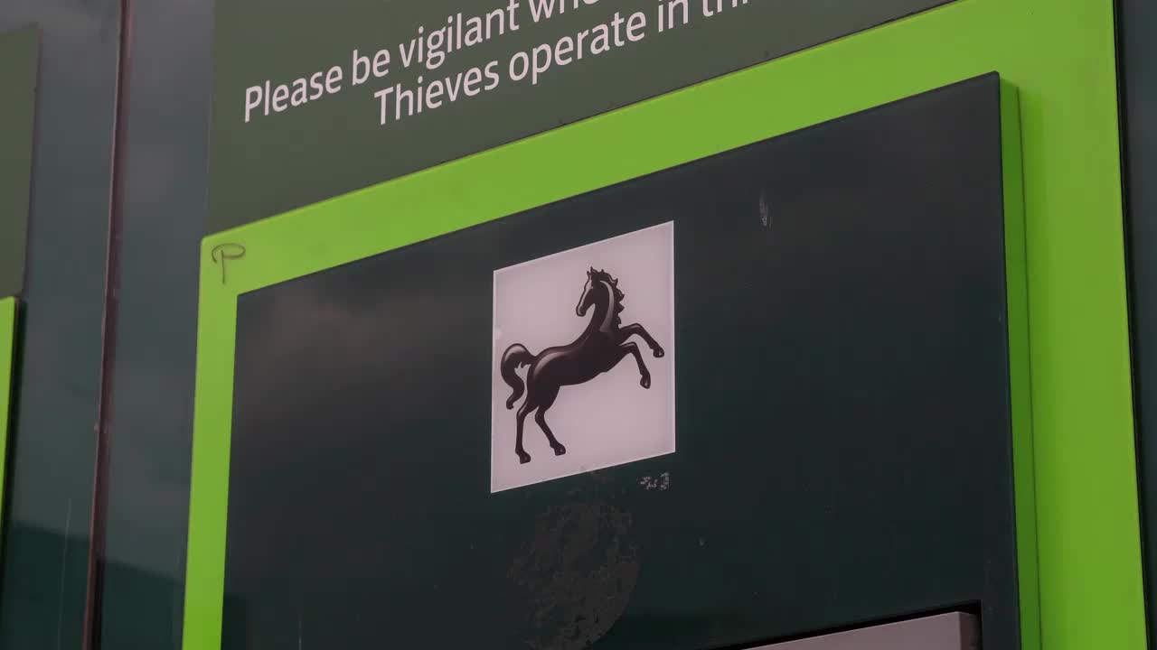 Lloyds Bank ATM Security Signage