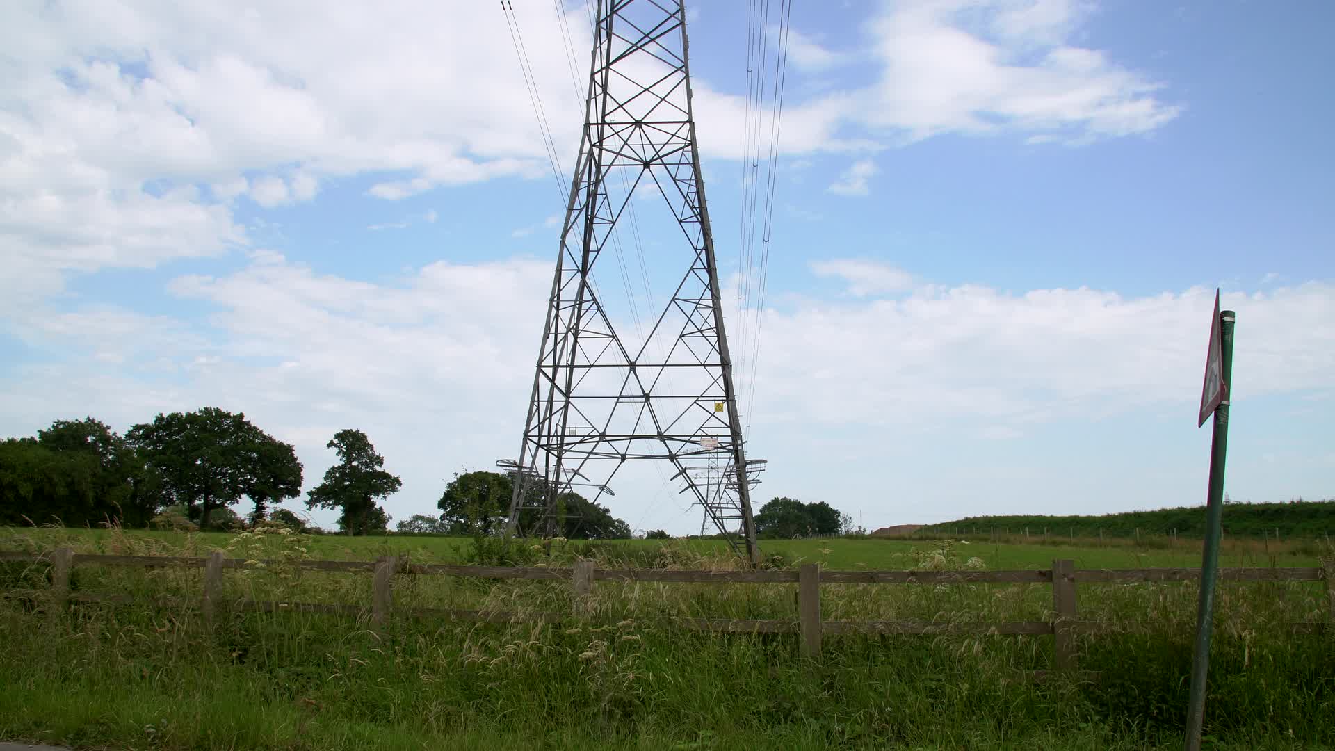 Electricity Pylons in the UK Scenic Countryside