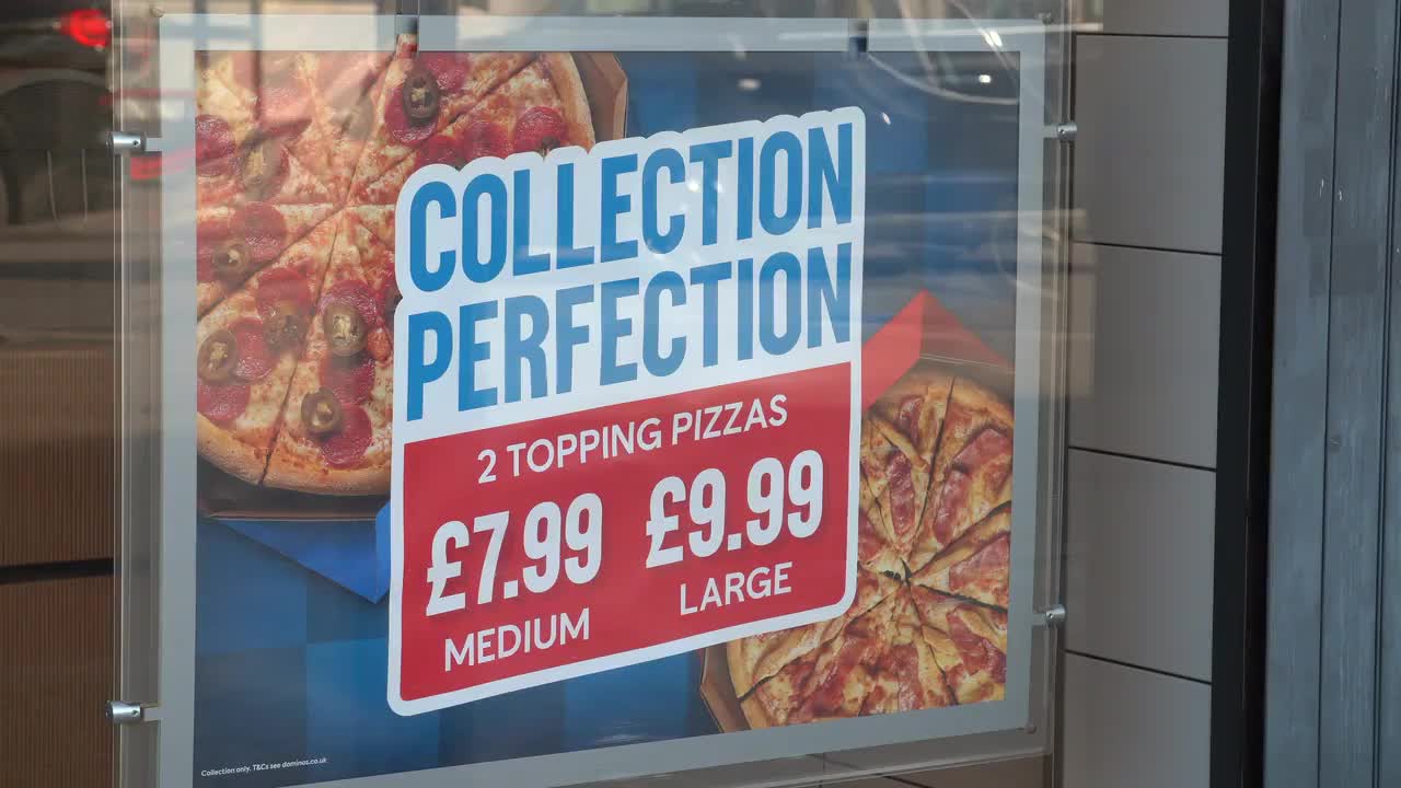 Domino's Pizza Advertising Poster