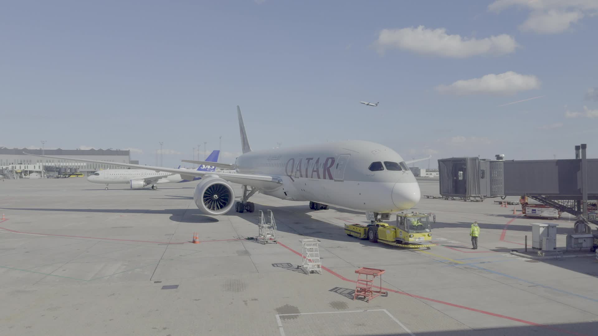 Qatar Airways Aircraft at Copenhagen Airport