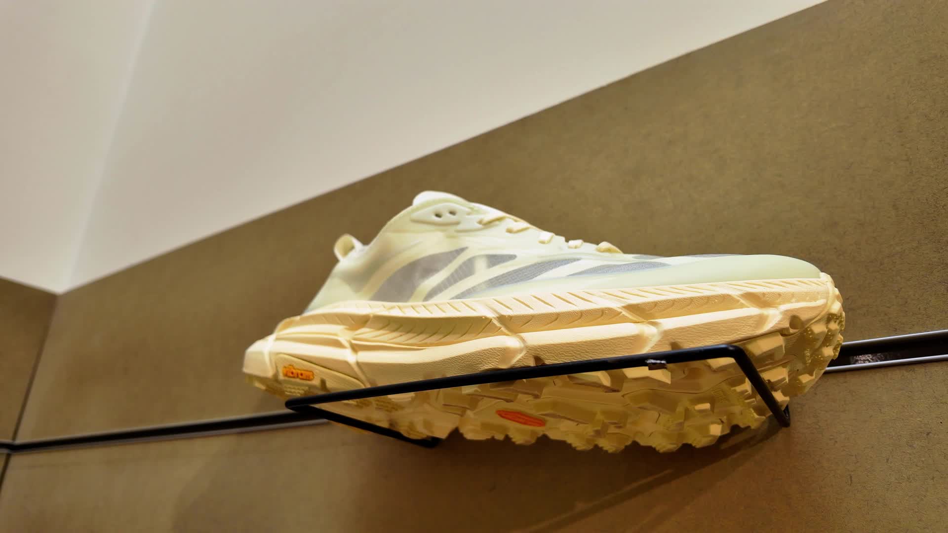 Hoka Shoe Display in Store