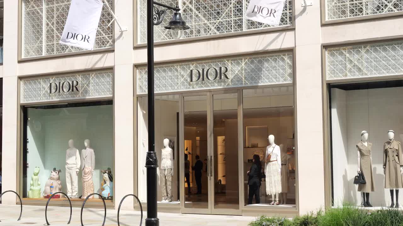 Dior Luxury Fashion Storefront in London