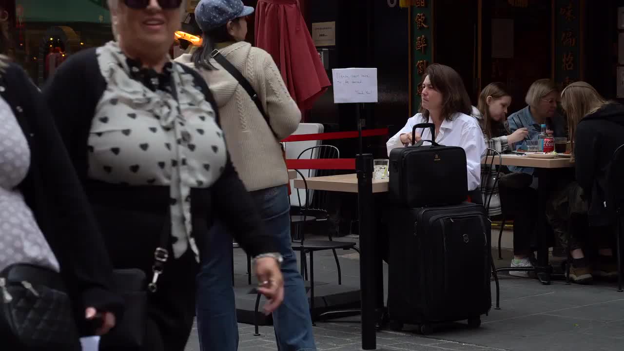 Busy Afternoon in Soho Chinatown - April 17