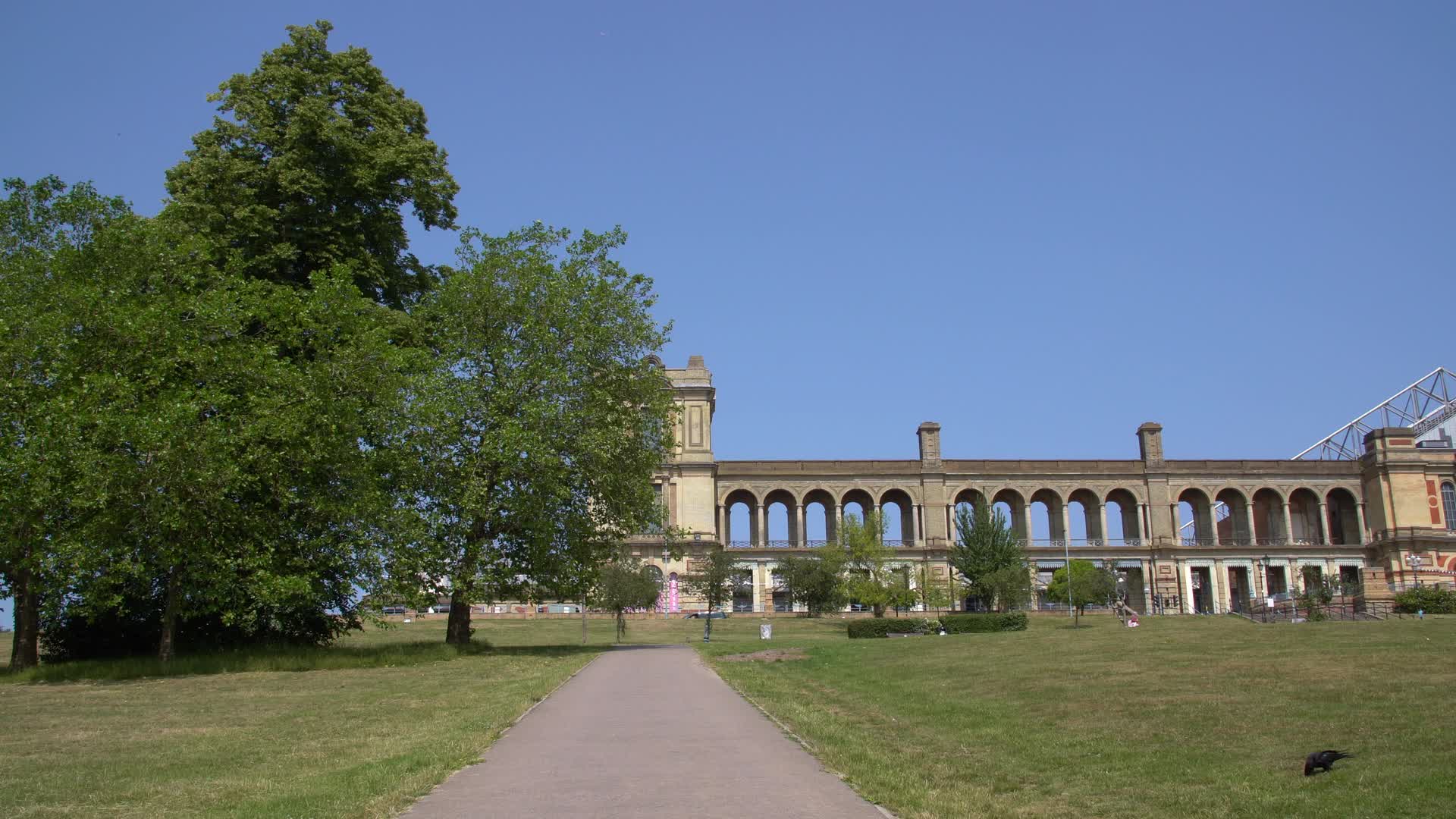Sunny Day at Historic Alexandra Palace, London