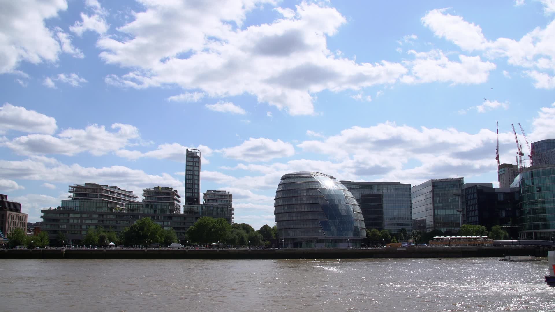 London Riverside Skyline with City Hall