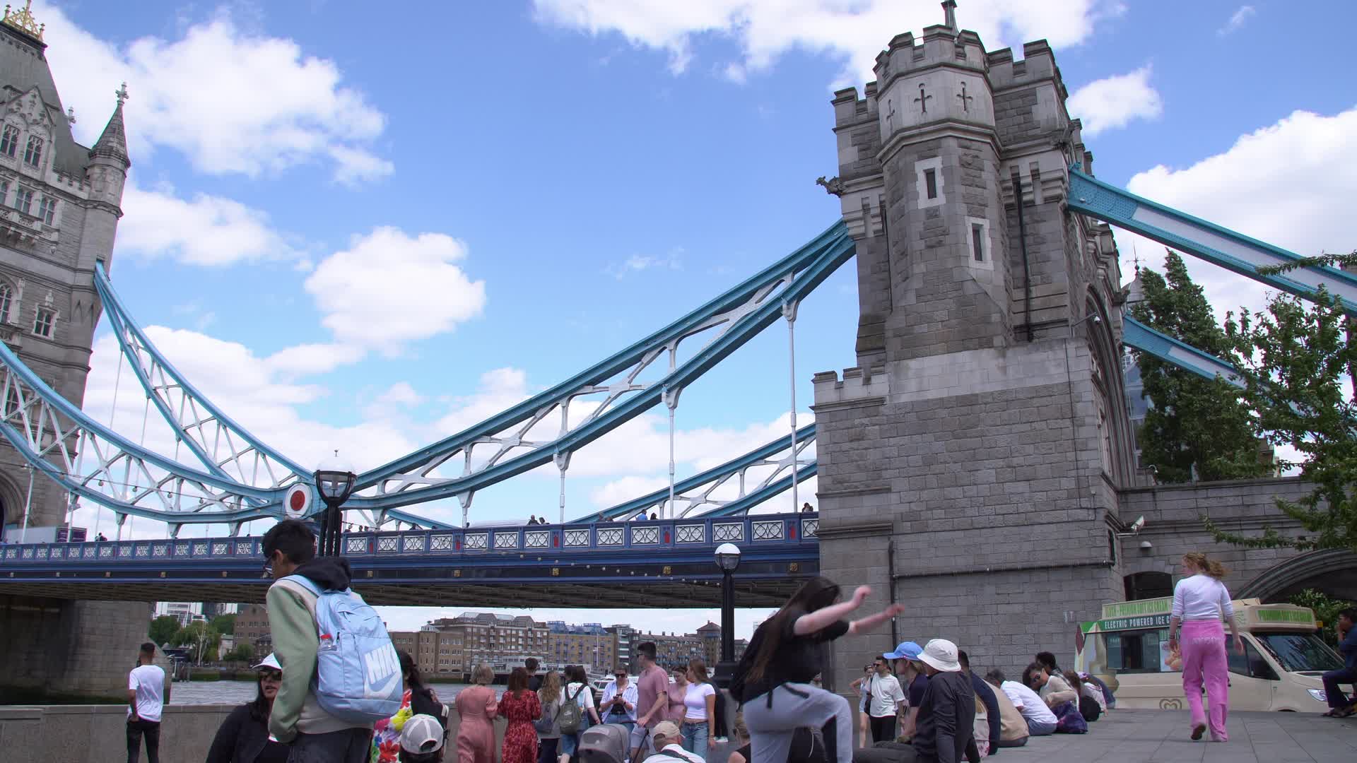 Tower Bridge and Busy Scene