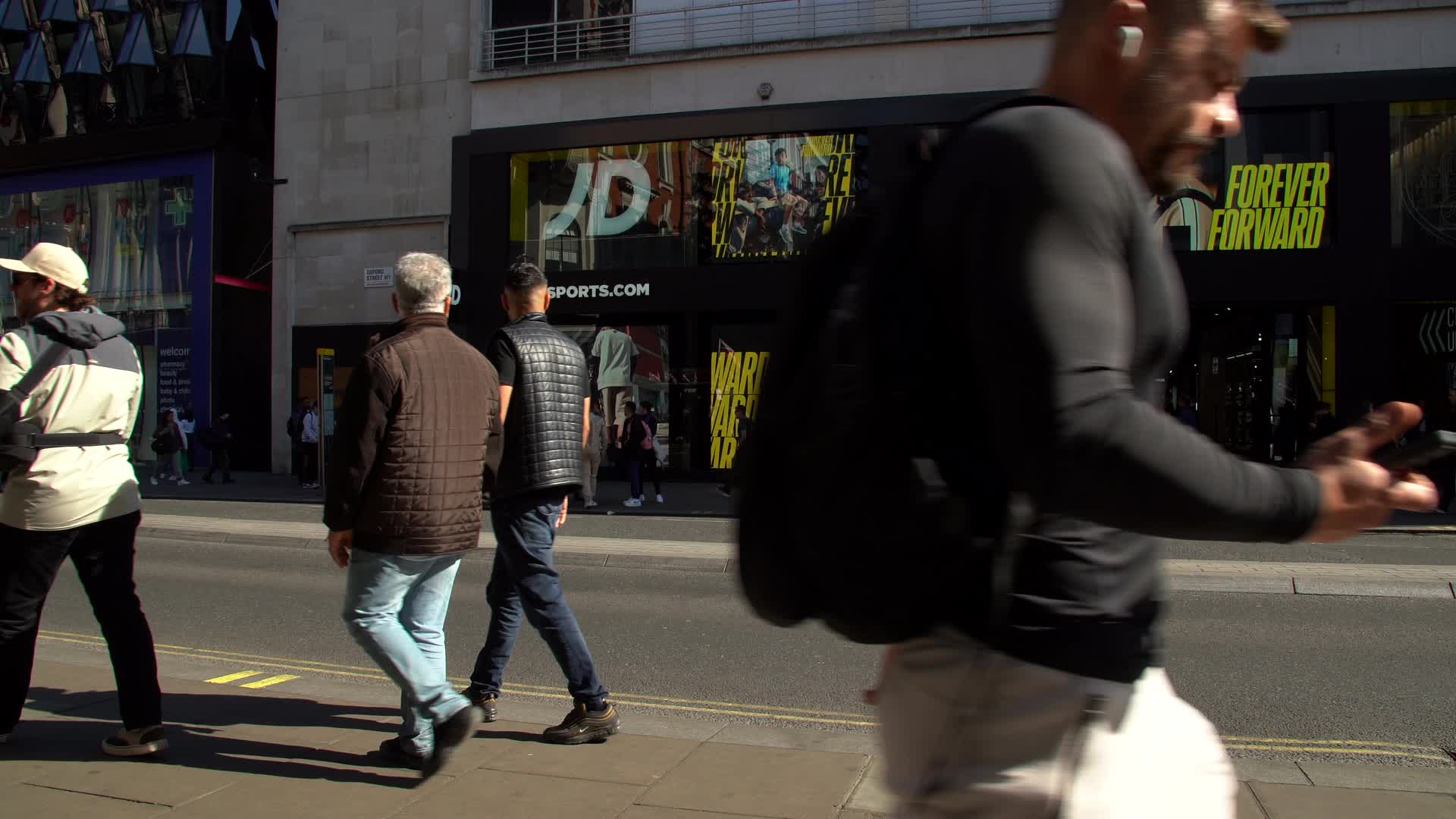 Busy Day on Oxford Street