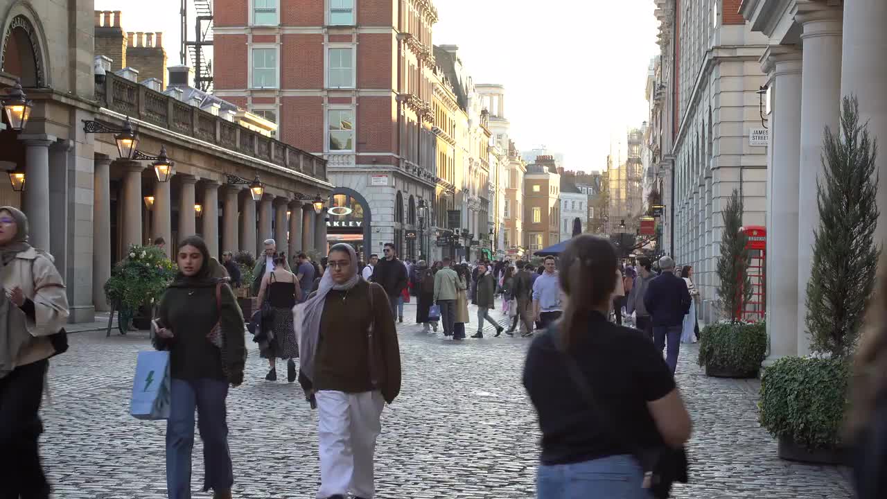 Bustling Afternoon in Covent Garden, London