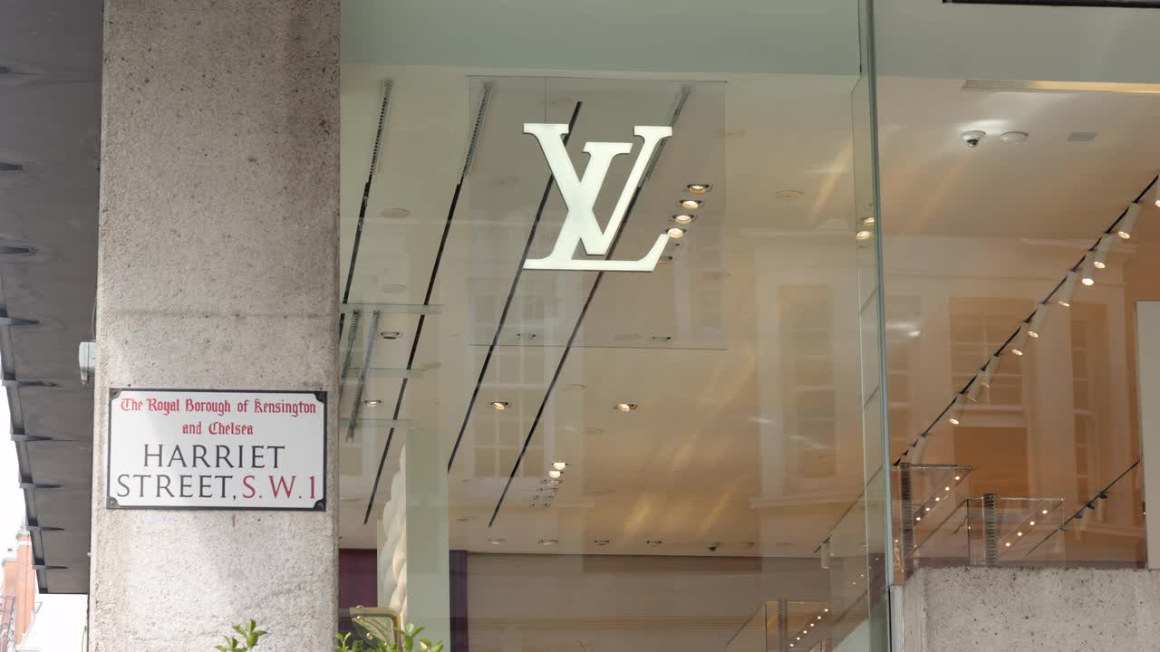 Louis Vuitton Storefront on Harriet Street London