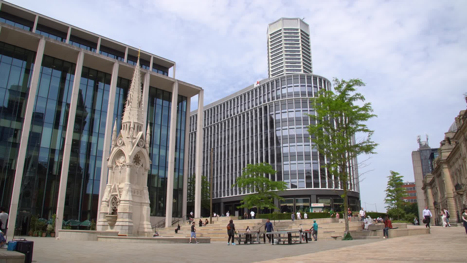 Paradise Square Birmingham Cityscape