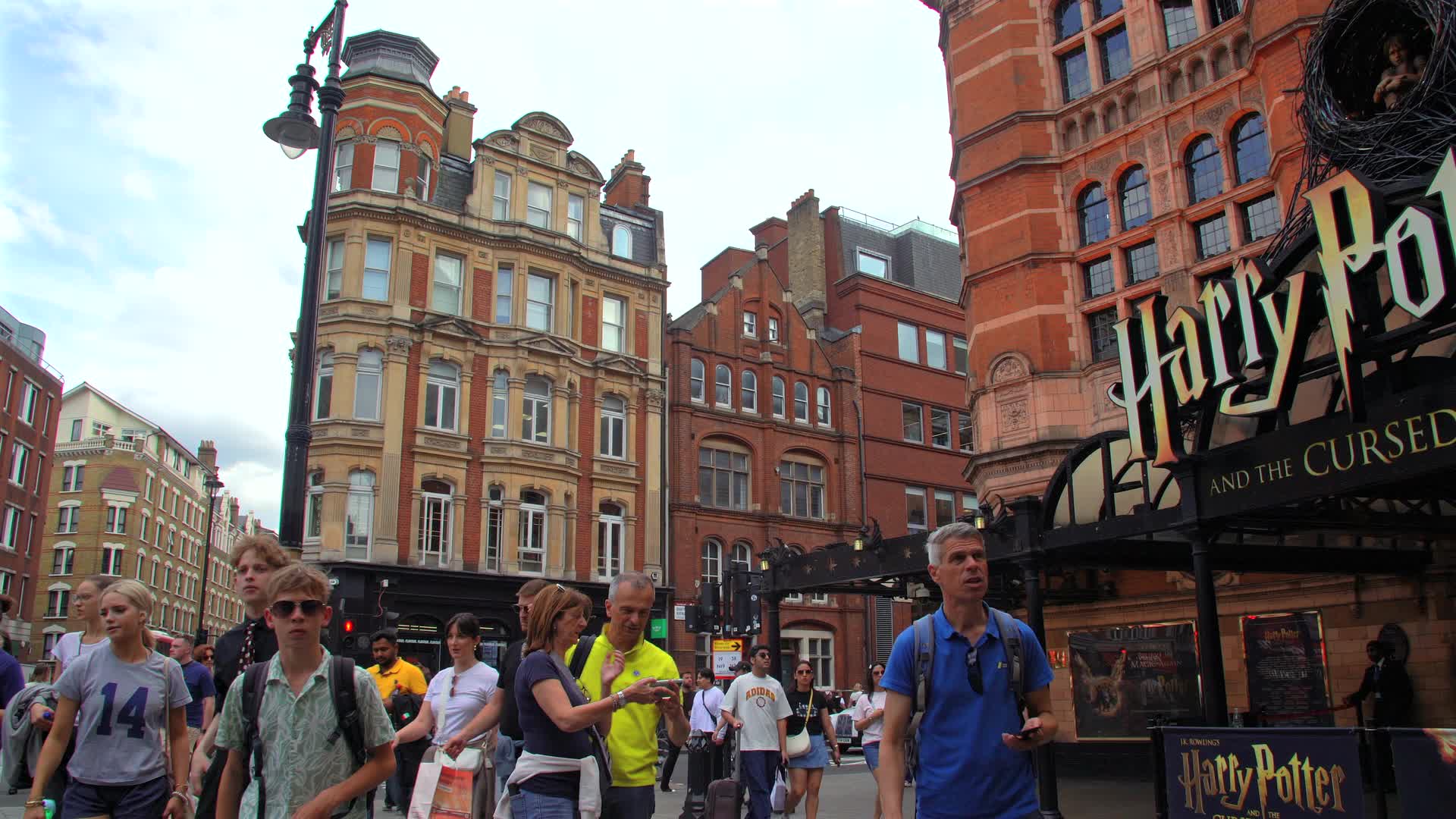 West End Theatre Crowd at Harry Potter and the Cursed Child