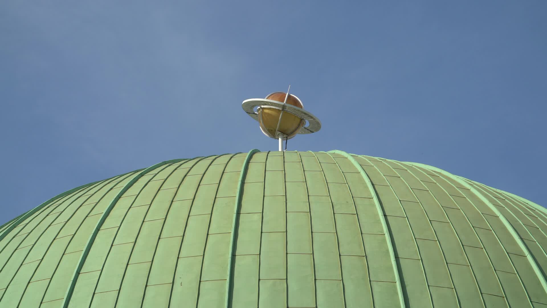 Close-Up Shot of Madame Tussauds London Planetarium Dome