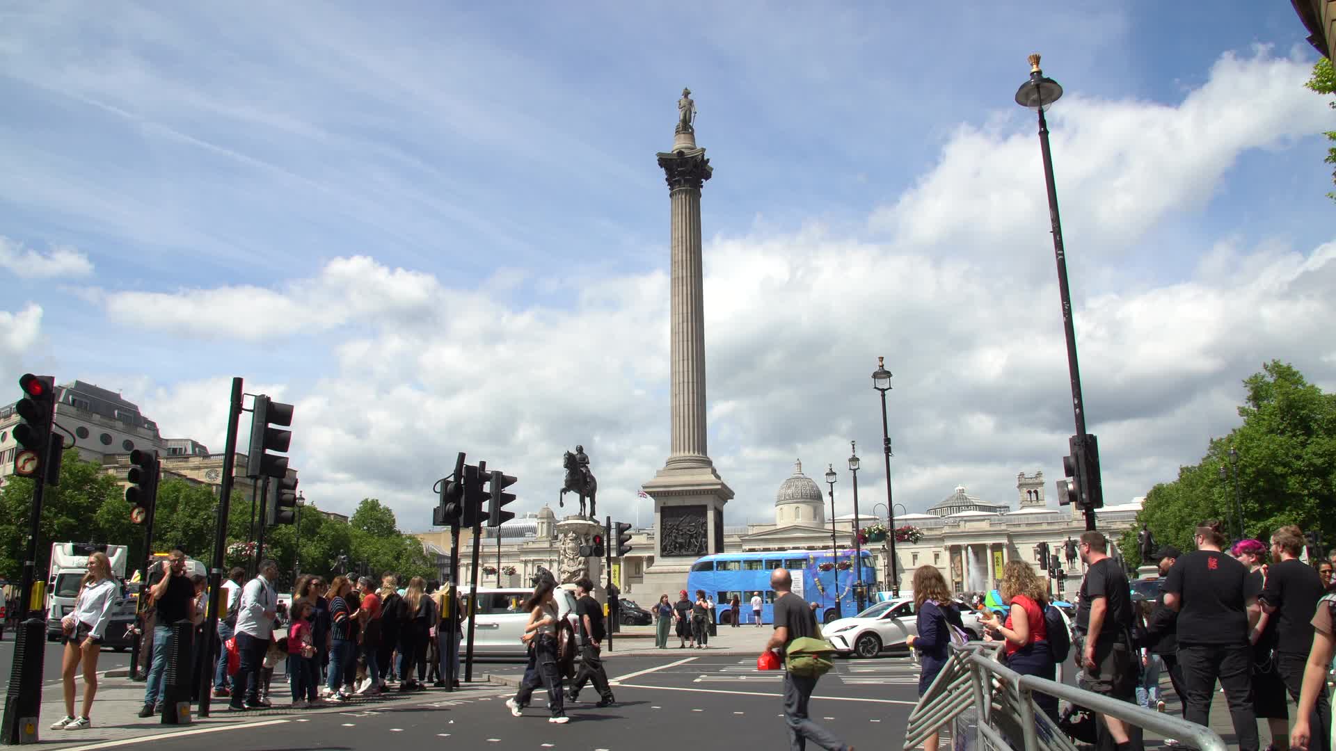 Trafalgar Square with Nelson's Column
