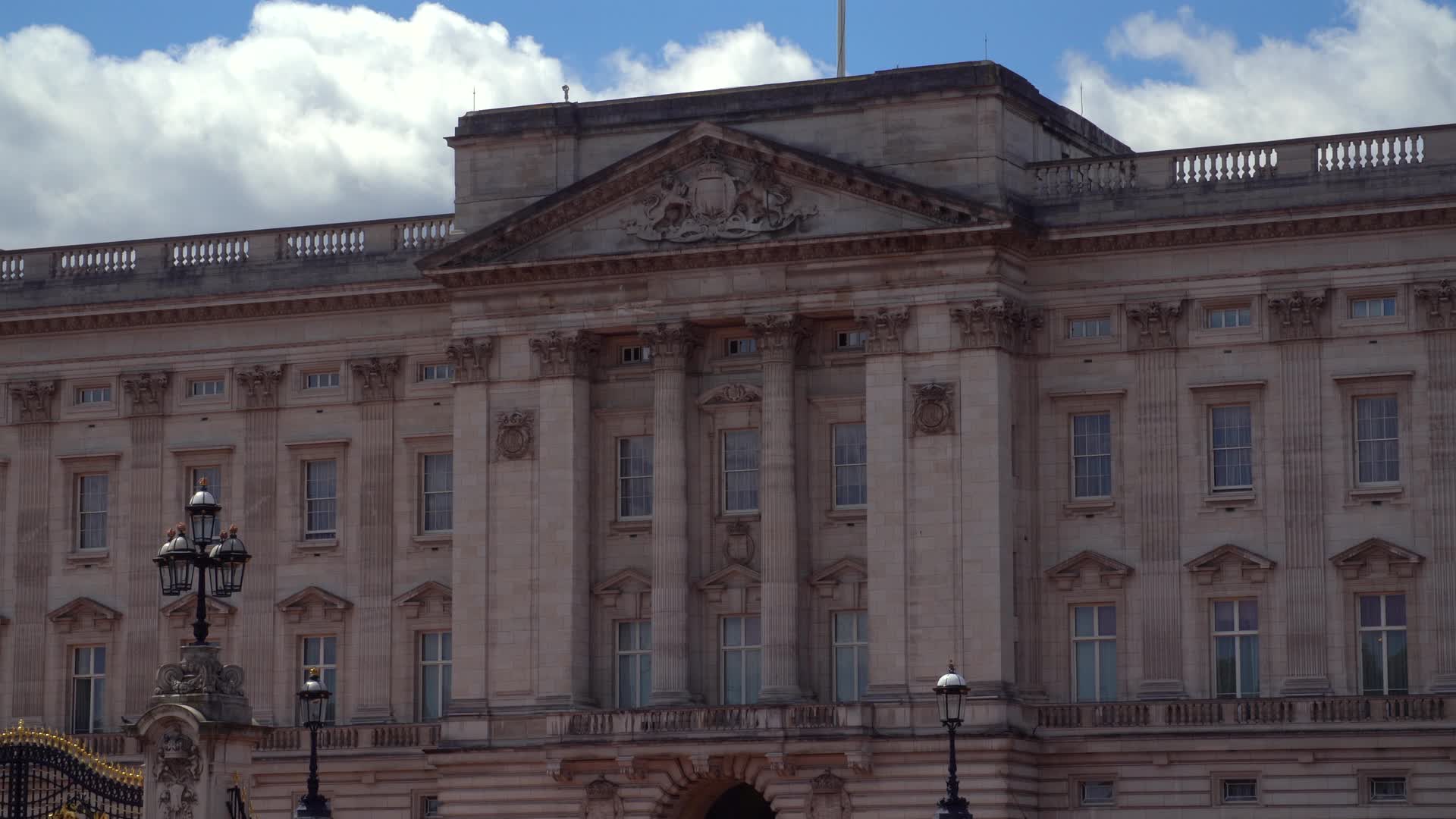 Buckingham Palace Exterior on a Sunny Day