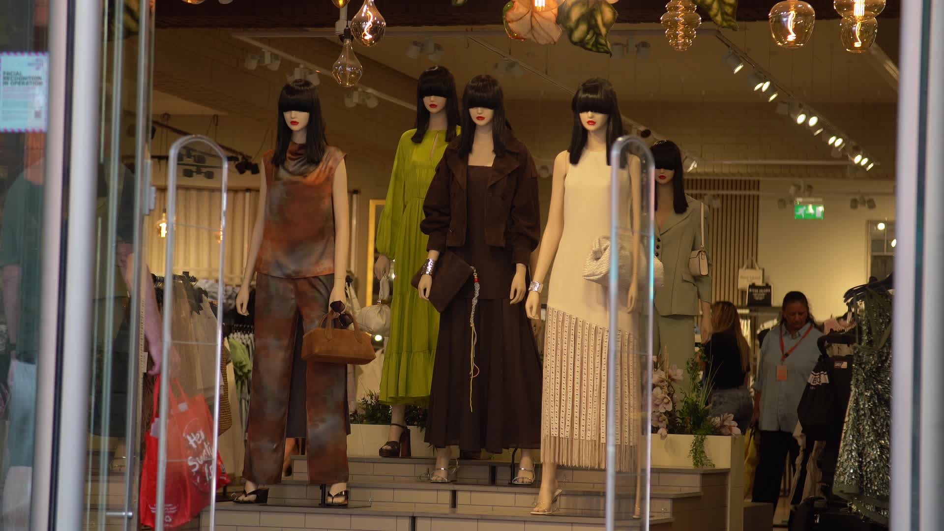 Fashion Display at River Island Storefront