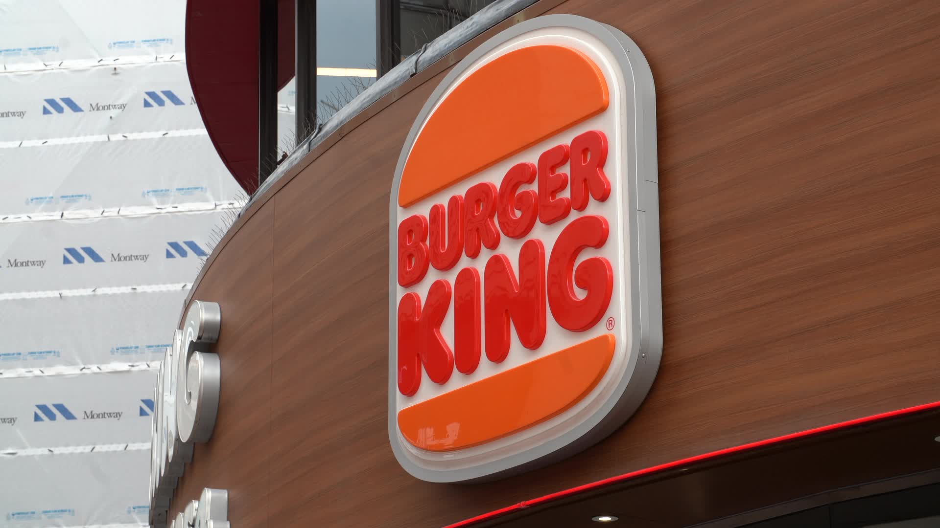 Exterior of Burger King Restaurant Brand Signage