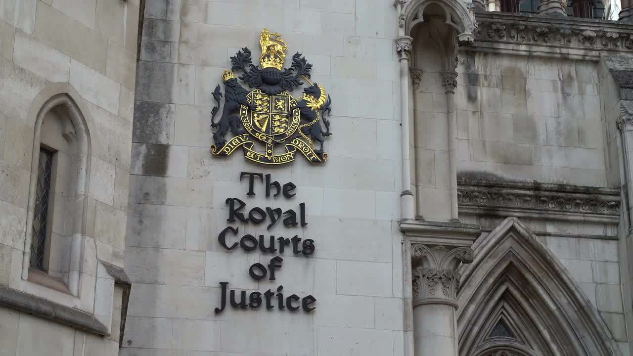 Royal Courts of Justice in London 4K