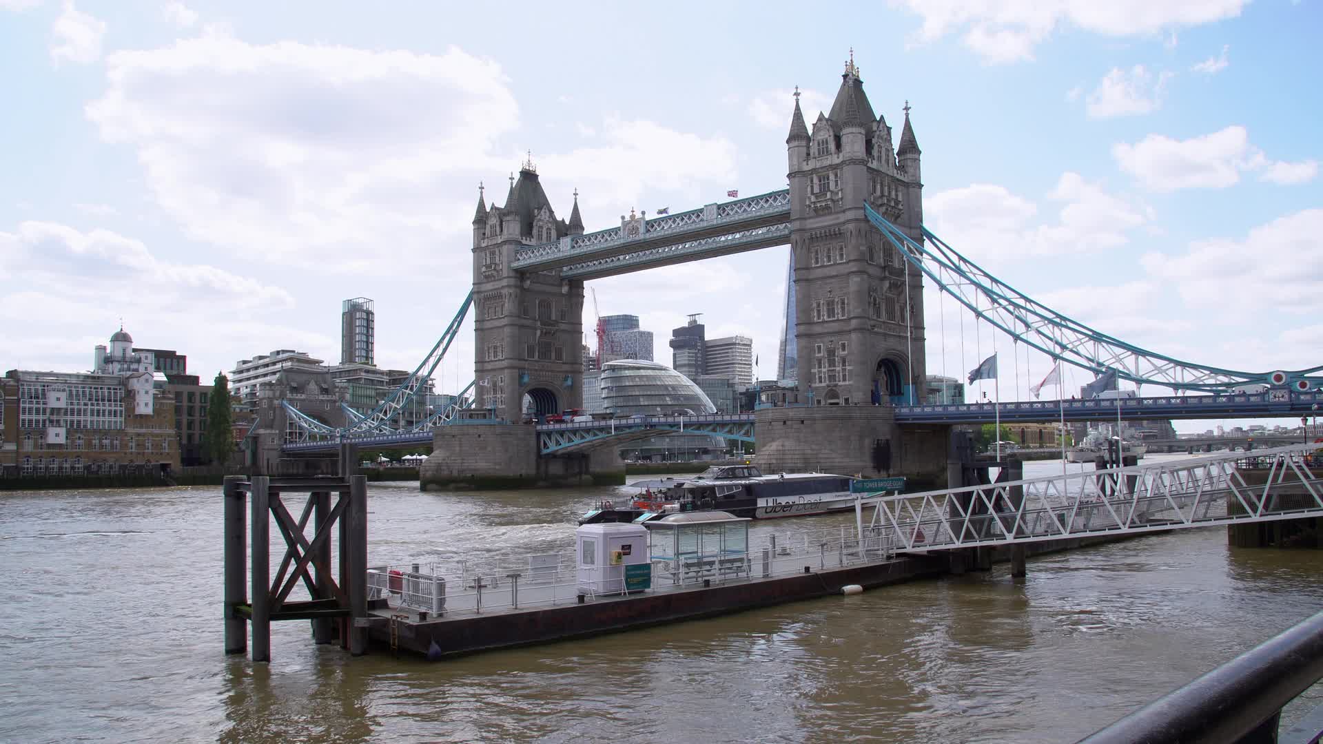 Tower Bridge with Thames River View