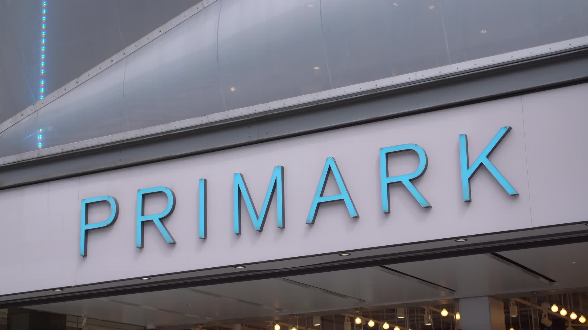 Primark Storefront Exterior on Cloudy Day