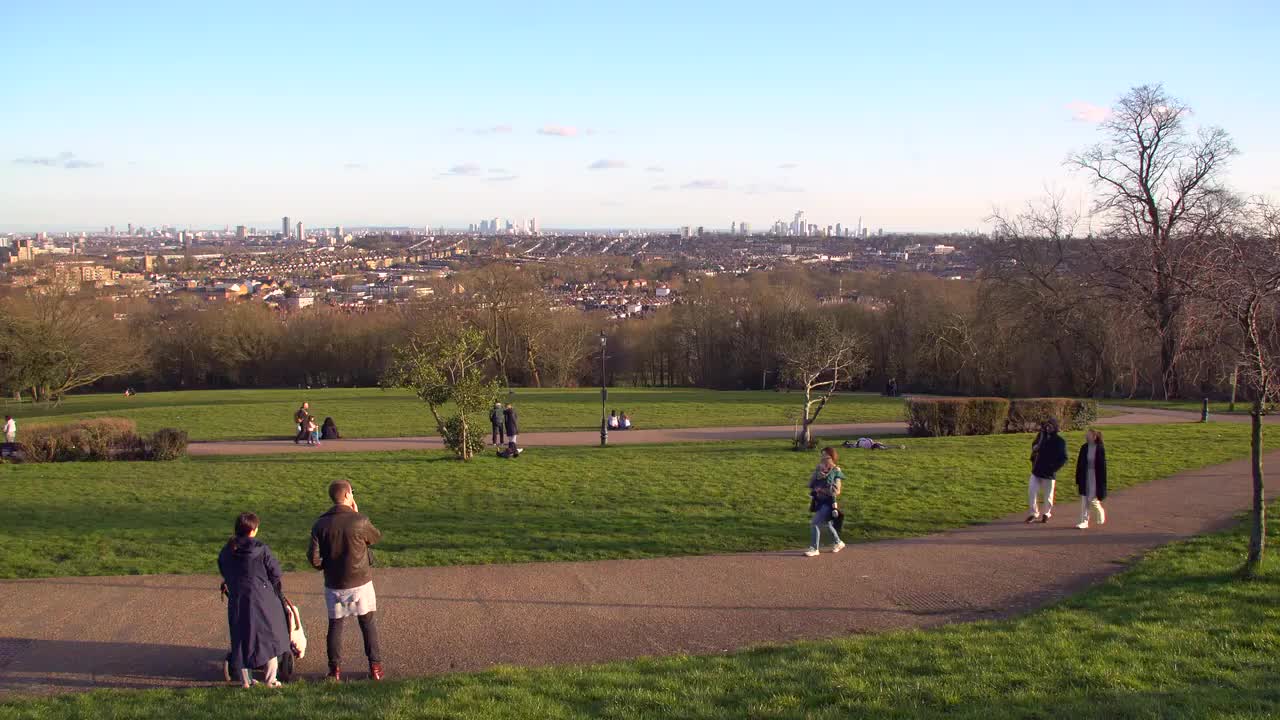 Scenic View of London from Primrose Hill