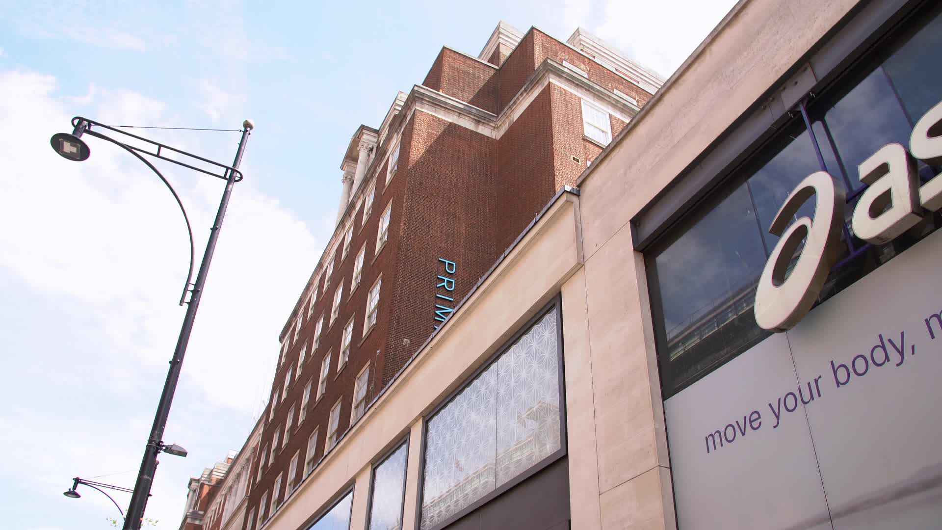 Asics Storefront and Primark Building