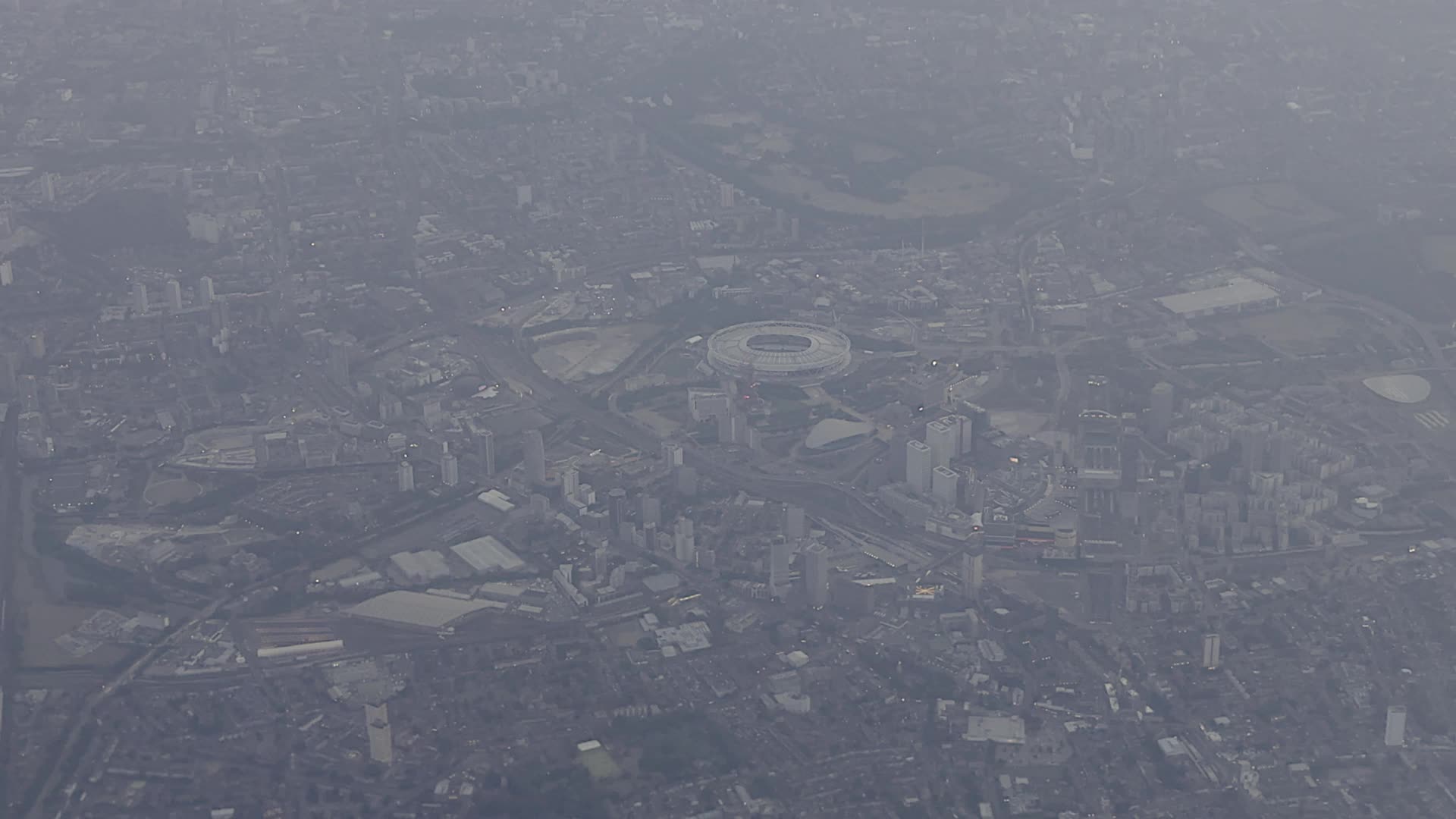 Aerial View of London Olympic Stadium