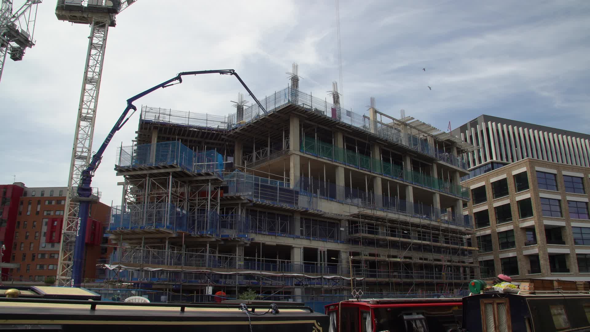 Urban Construction Activity in London, UK