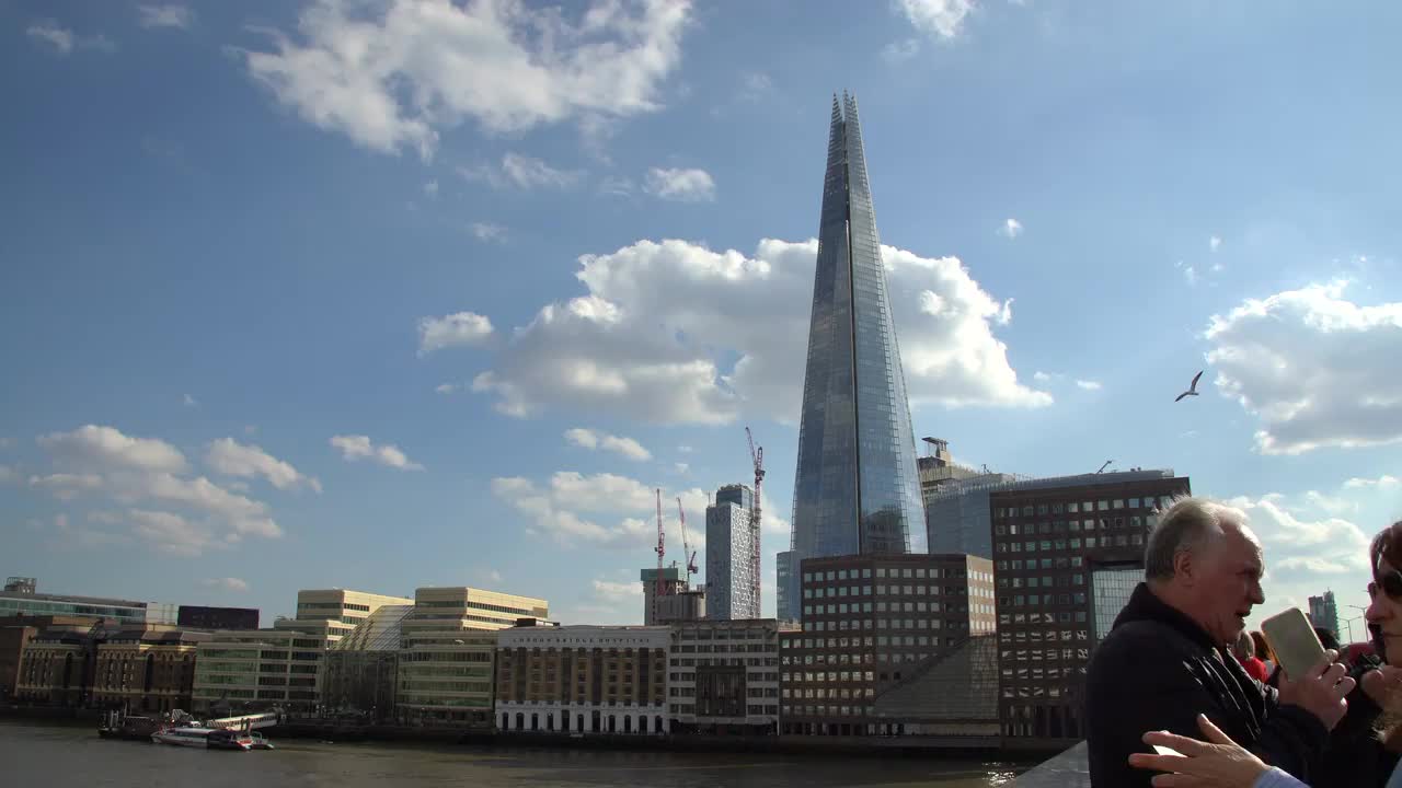 The Shard London Skyline 4K Footage