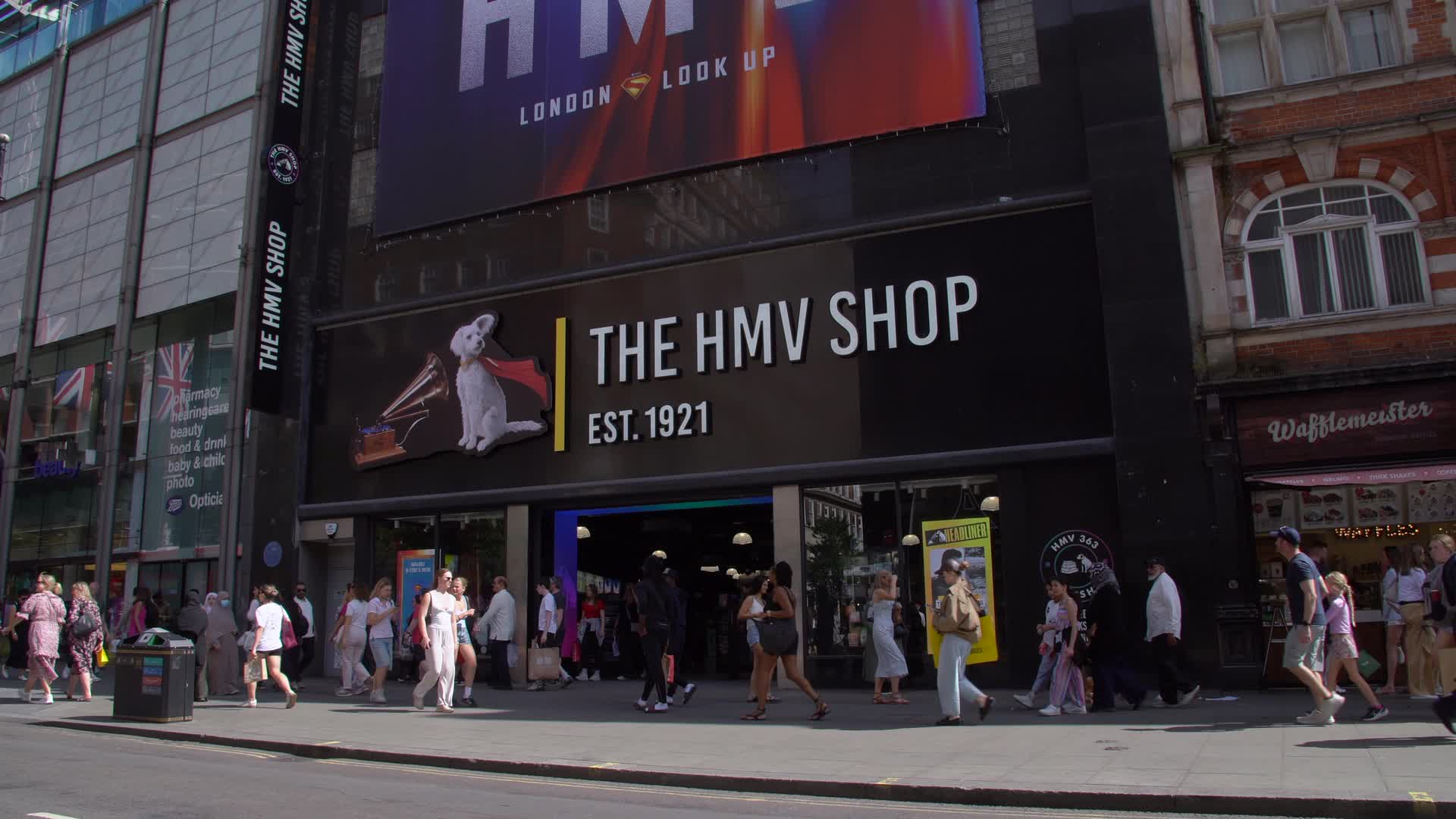 HMV Oxford Street Storefront