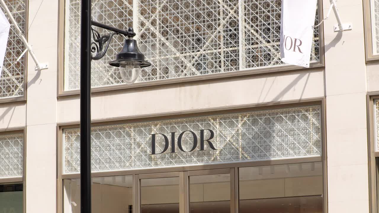 Exterior of Dior Storefront in London