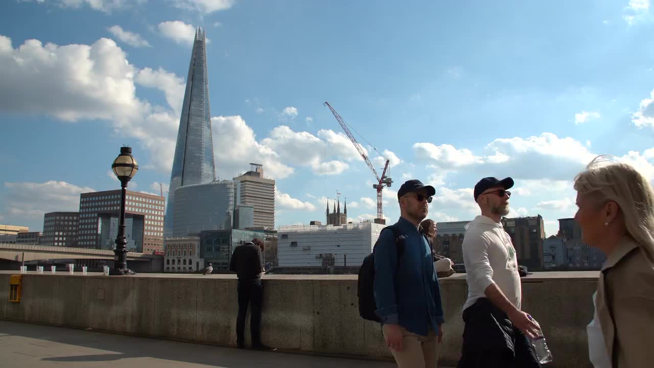 The Shard Skyline London 4K Daytime Scene