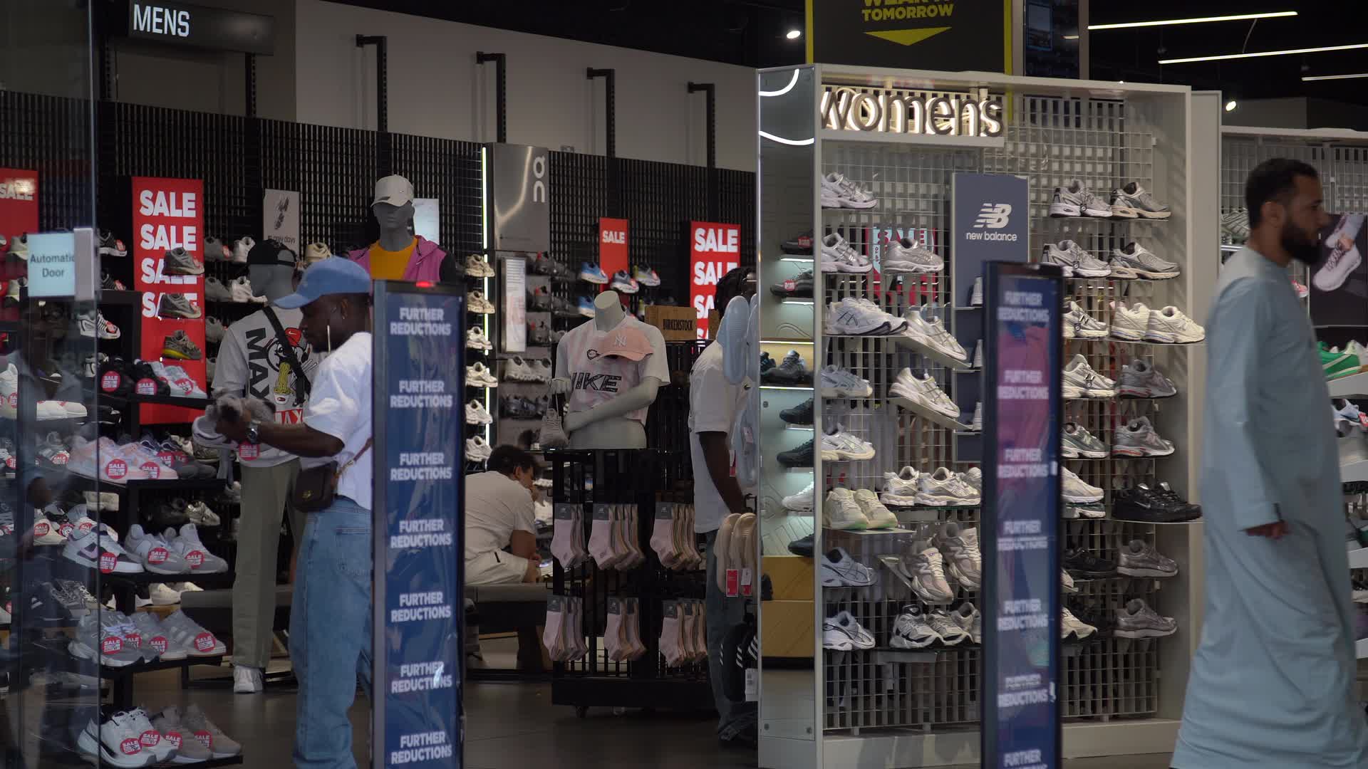 Sneaker Store Sale Display