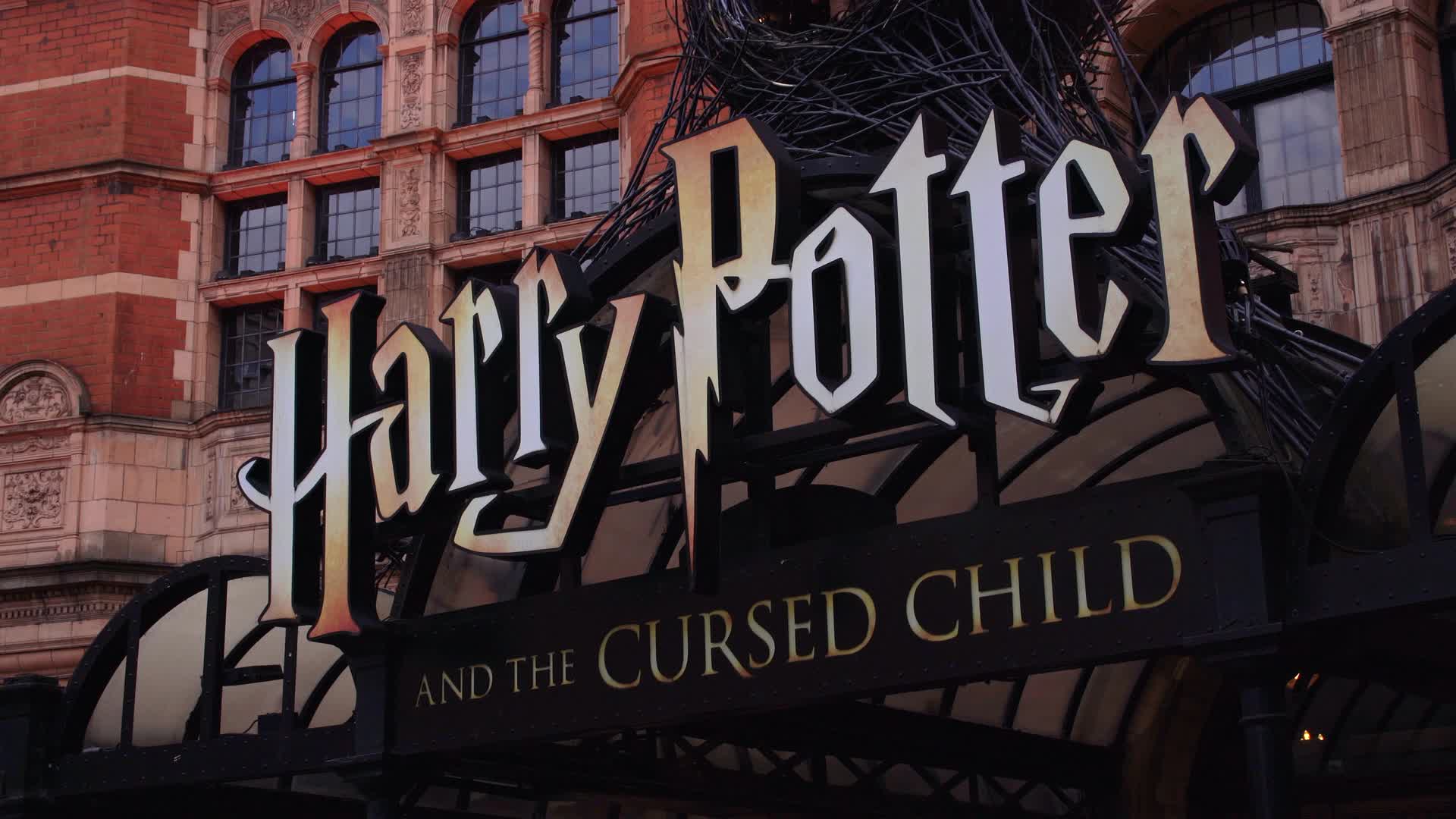 West End Theatre - Harry Potter and the Cursed Child Signage