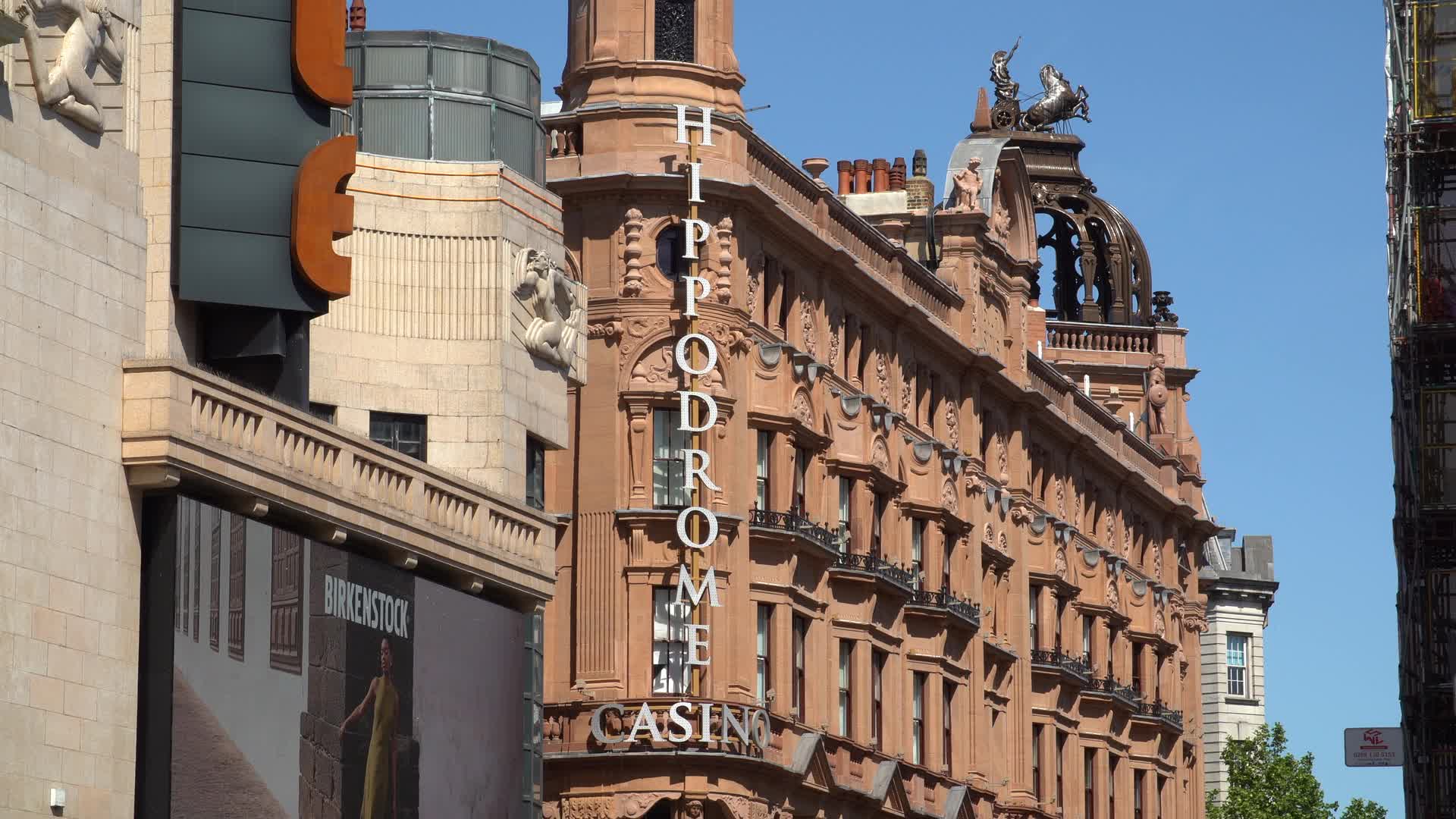 Hippodrome Casino in Leicester Square on a Sunny Day