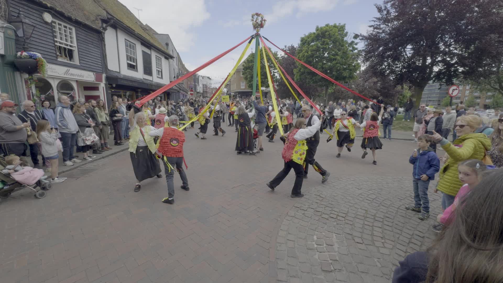 Traditional Maypole Dance Festival in Rochester
