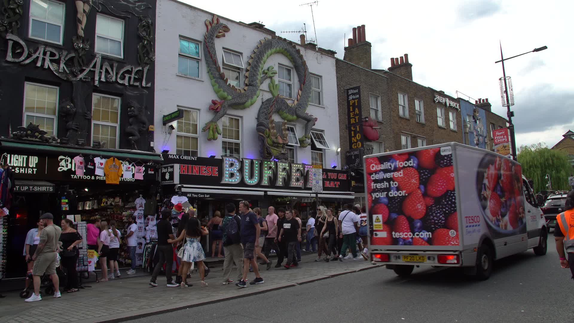 Camden Street Scenes with Busy Market and Shops