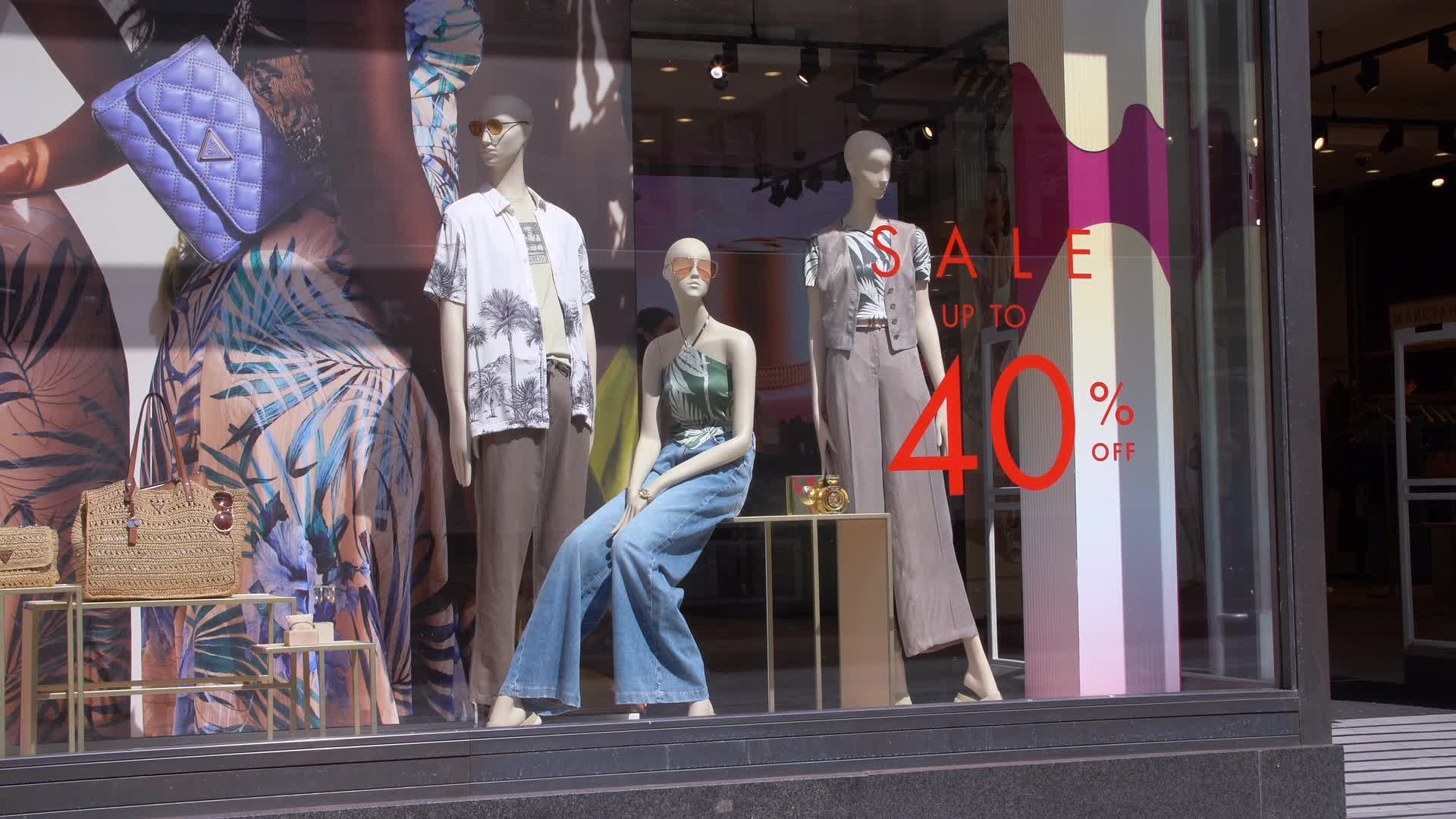 Fashion Storefront Sale Display