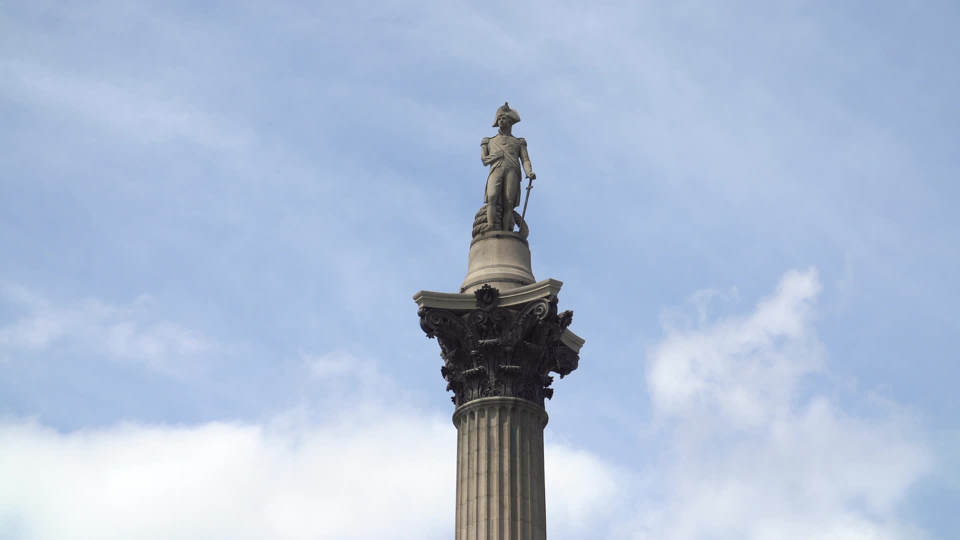 Nelson's Column in Trafalgar Square, London