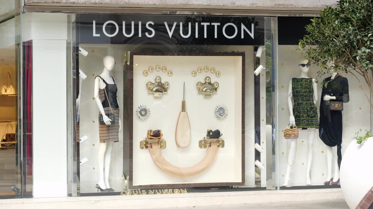 Louis Vuitton Luxury Storefront Display